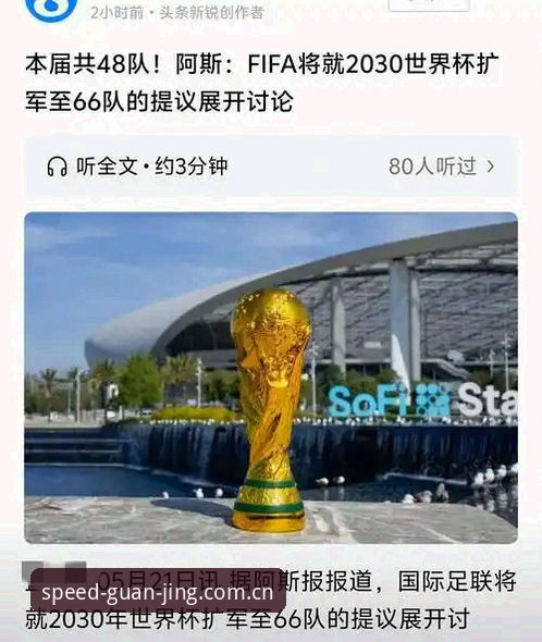 2030年世界杯扩军至66队操作教程：从赛事变革到观赛体验全解析