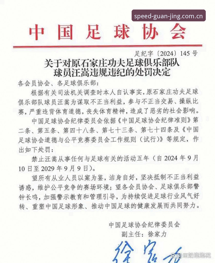 中国足球反腐风暴深度评测：禁足名单背后的行业变革与竞技公平性全面解析